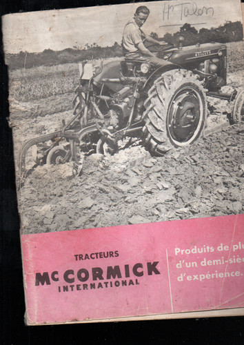Livre brochure tracteurs - livre,