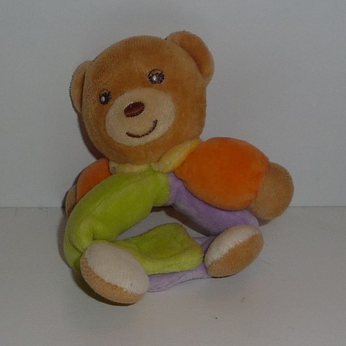Doudou ours kaloo vert - -,