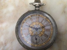 Montre à gousset richement