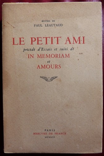 Paul léautaud petit - léautaud, ami