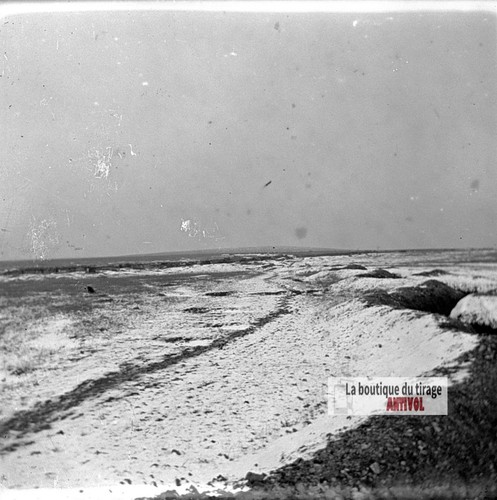 Paysage tranchées guerre - de,