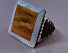 18Grs Ancienne bague argent