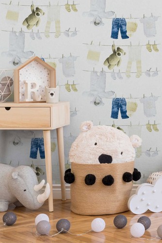 Chambre bébé papier peint - de,