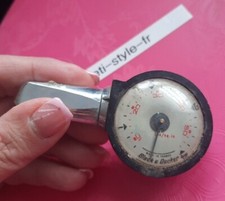 R19301 Vintage Ancien Contrôleur De Pression Pneu Black&Decker Mécanique  Auto