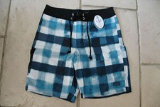 short de bain surf bleu
