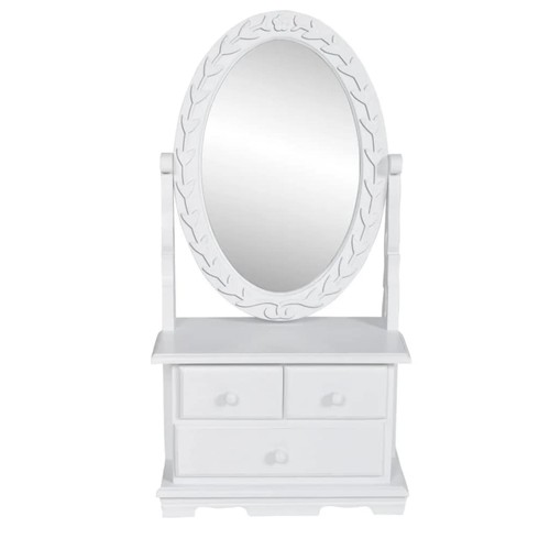 Coiffeuse avec miroir pivotant - avec,