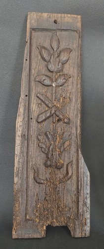 Panneau bois sculpté - de,