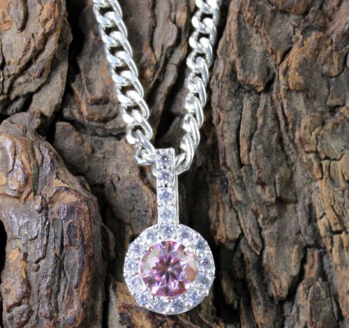 Carat rose diamant rond - rose,