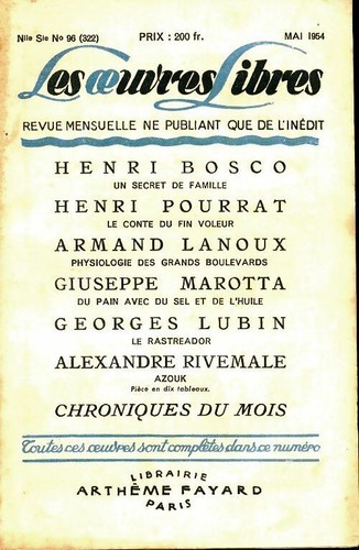 Les oeuvres libres 322 - les,