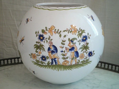 Cache pot vase boule - cache, en