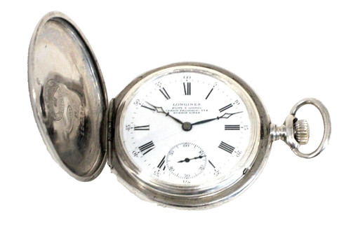Longines silver 900 pocket - silver,