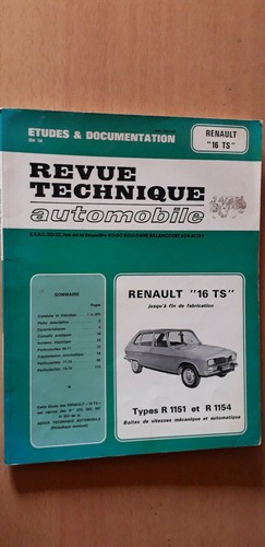 Renault r16 jusqu à fin - 16,
