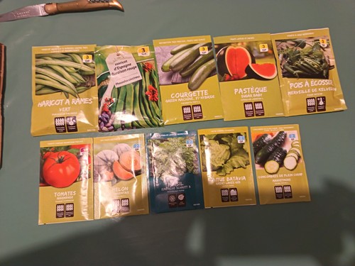 Lot sachets de - sachets, graines