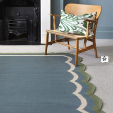 Tapis en laine pétoncle 5 x 8