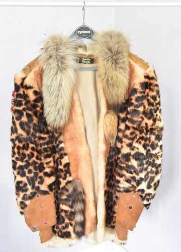 Manteau veste fourrure - manteau, /
