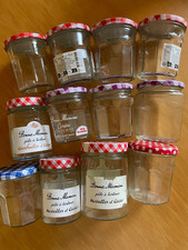 LOT DE 12 POTS en verre VIDES