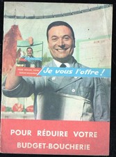 vieux papiers publicité: carnet derecettes BOUCHERIE  (P47779)