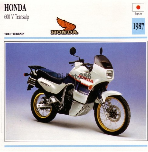 Fiche moto honda 600 v - fiche,