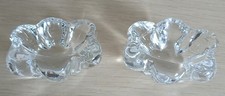 Paire salerons cristal - -,