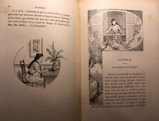 EN PENSION *CHARMANT CARTONNAGE* GRAVURES LEROUX VACANCES LIVRE CHARAVAY MANTOUX