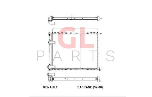 Radiateur moteur eau - radiateur,