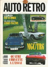 AUTO MOTO RETRO N°131 CORVETTE / GINETTA G33 / CITROEN II TA / TR6 VS MGC / JAG.
