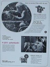 PUBLICITE PAILLARD BOLEX H 16 REFLEX CAMERA PROJECTEUR S 221 DE 1966 FRENCH AD