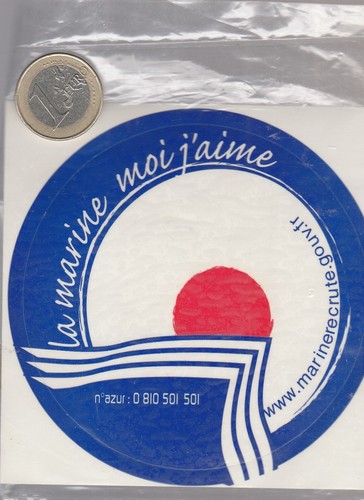 Autocollant militaire marine - autocollant., militaire.