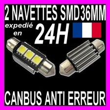 MERCEDES CLS w219 PACK 2 Ampoules LED Blanc Plaque d immatriculation anti erreur