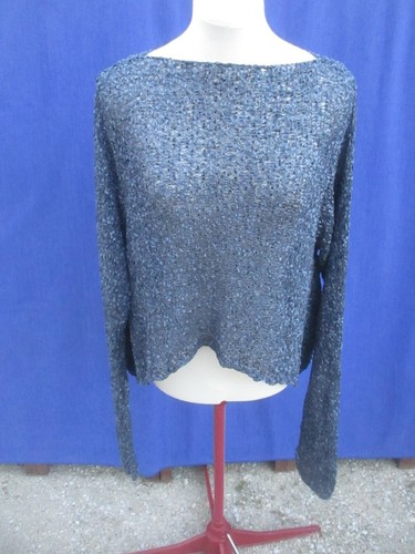 Gilet pull femme bleu sarah - gilet,