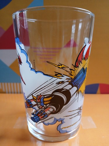 Beau verre goldorak héros - goldorak,