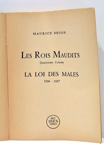 Les rois maudits loi des - rois,