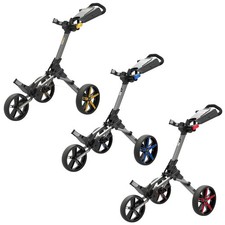 PowaKaddy Micra Pousse Chariot De Golf Léger Cadre Pliable Rapide 3 Roues
