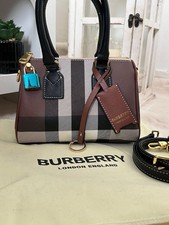 Sac main burberry cuir - sac, à