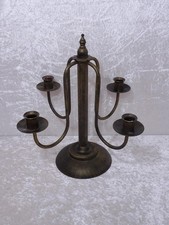 Gg4Bwj - Bougeoir En Laiton - Design Antique - Vintage - 34 Cm