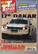 TOUT TERRAIN MAGAZINE N°66 DAKAR 1995 / PAJERO 2.8 TD GLS VS LAND CRUISER KZJ 73