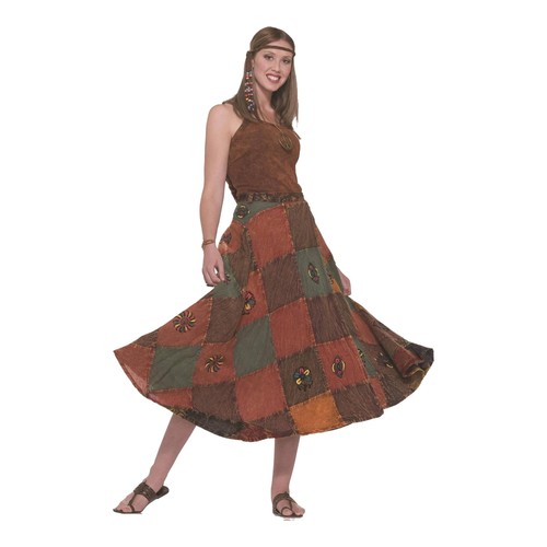 Jupe costume hippie - hippie, des