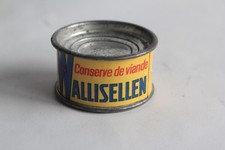 Boîte conserve de viande tôle lithographiée Échantillon Allisellen (73873)