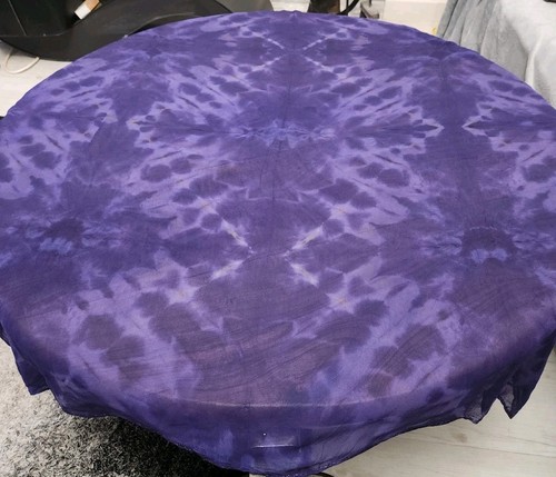 Foulard soie peint la - À,