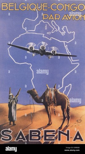 Affiche poster sabena - poster,