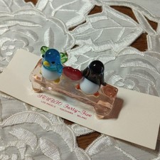 Figurine pingouin en verre