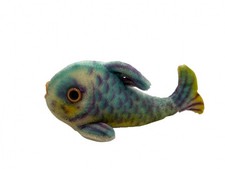 Peluche Steiff animal collector poisson 28 cm excellent état.
