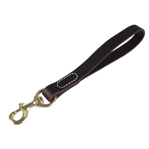 Laisse courte cuir pour - en,