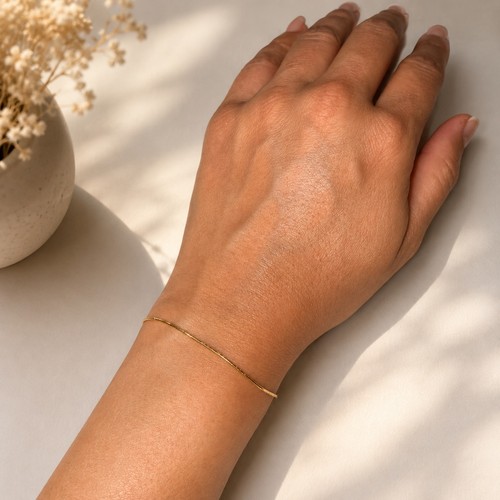 Bracelet fin doré - , minimaliste