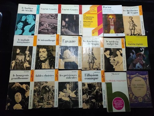 Lot livres classiques - de, 18