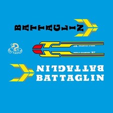Battaglin bicycle decals