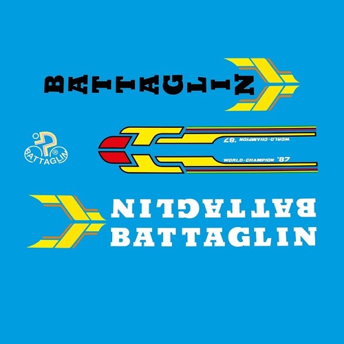 Battaglin bicycle decals