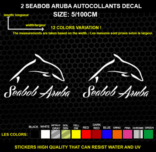 Seabob logo sticker genuine - 2,