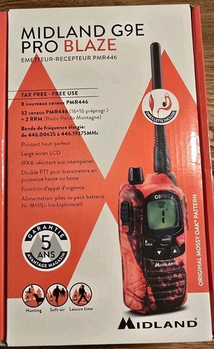 Talkie walkie midland g9e - midland, pro