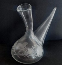 ANCIEN PORRO CATALAN EN VERRE SOUFFLE ET GRAVE XIXeme 1896 GRESIGNE??